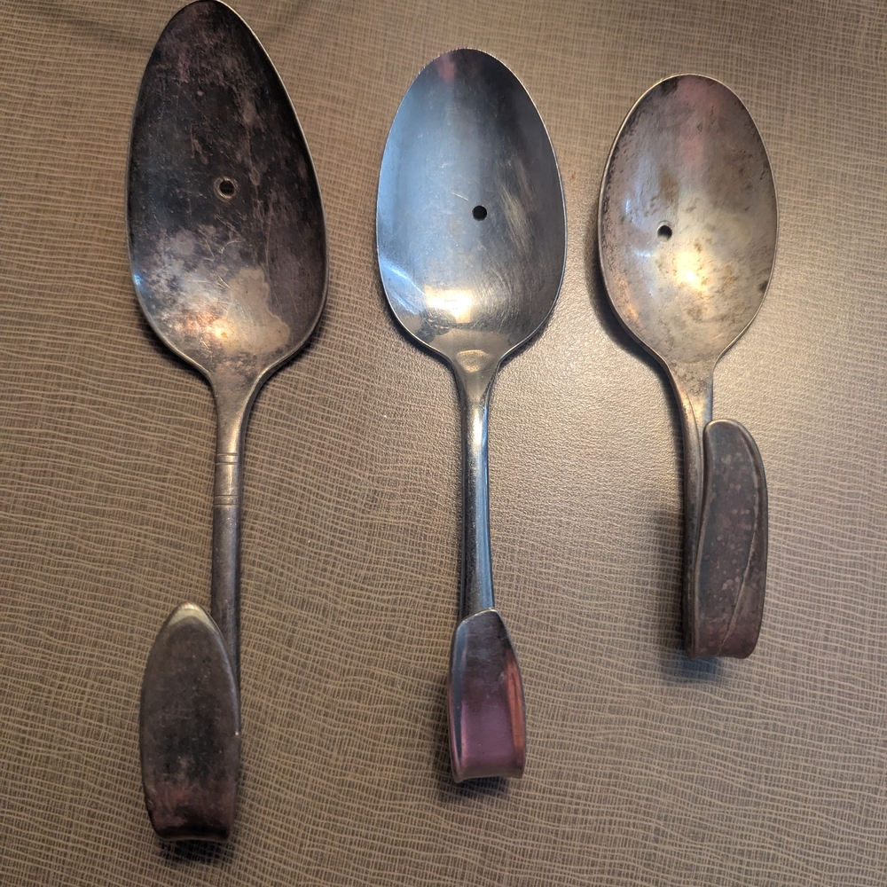 Elegant Silver Dining Spoons Set